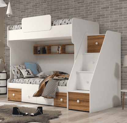 تخت خواب دو طبقه روما